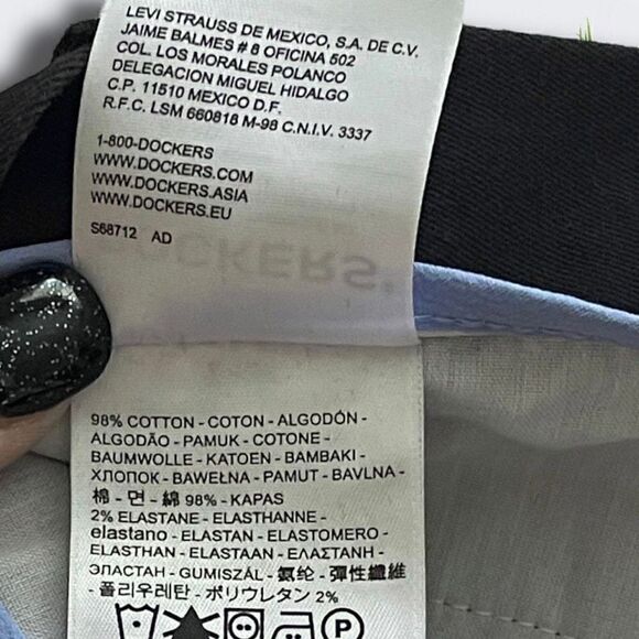 Dockers Black Signature Khakis Classic Fit Sz 38X34 - Picture 10 of 13